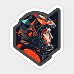 Geometric Astronaut No. 1 Sticker
